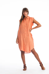 Amalfi NS Vestido camisero de lino