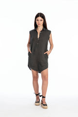AMALFI NS LINEN SHIRT/DRESS