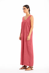 AURA LINEN JUMPSUIT