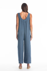 AURA LINEN JUMPSUIT