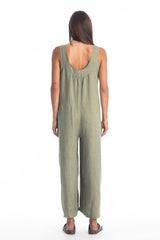 AURA LINEN JUMPSUIT