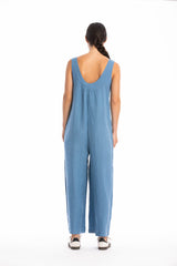 AURA LINEN JUMPSUIT
