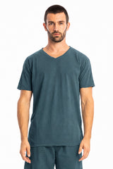 AZURE V NECK (LINEN)