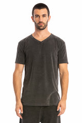 AZURE V NECK (LINEN)