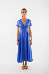 Robe en satin Calypso