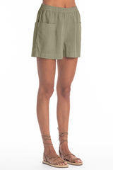 CERVO LINEN SHORTS