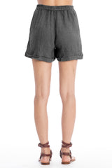 CRETA LINEN SHORTS