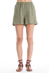 CRETA LINEN SHORTS