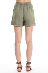 CRETA LINEN SHORTS