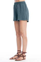 CRETA LINEN SHORTS