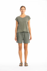ALBA LINEN SHORTS