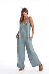 Menorca linen jumpsuit