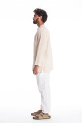 Mykonos linen shirt