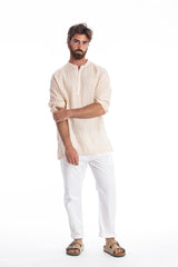 Mykonos linen shirt