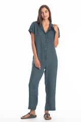 PORTOFINO LINEN JUMPSUIT