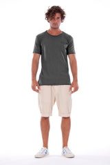 Round Wild neck pocket