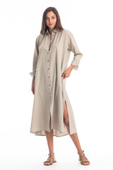 SAFARI SHIRT DRESS