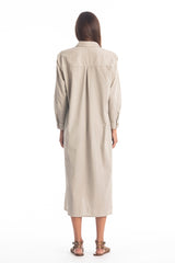 SAFARI SHIRT DRESS