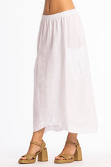 SPRING POCKET LINEN SKIRT