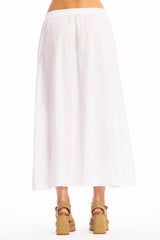 SPRING POCKET LINEN SKIRT