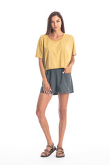 CERVO LINEN SHORTS