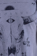 Buffalo Tee - Round Neck - Cut Off - Tshirt - Colour Antracite - 3