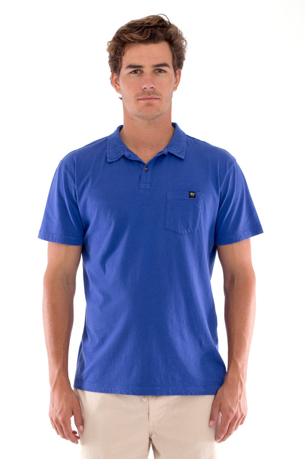 Polo with pocket - Colour Blue and Raven Shorts - Colour Sand 2