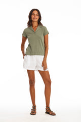 Creta linen shorts