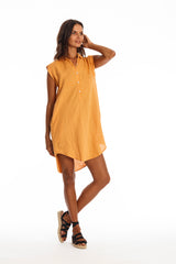 Amalfi NS Vestido camisero de lino