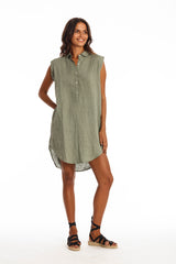 Amalfi NS Leinenhemd Kleid