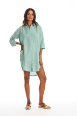 Ava Robe chemise en lin