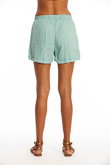 Creta linen shorts