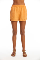 Creta linen shorts