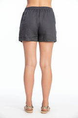Creta linen shorts