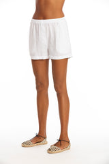 Creta linen shorts