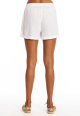 Creta linen shorts
