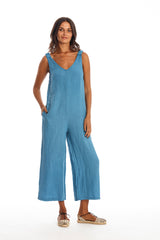Menorca linen jumpsuit