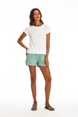 Creta linen shorts
