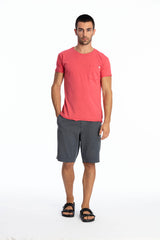 Round Wild neck pocket