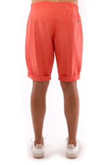 Raven - Shorts - Draw Cord Waist - Colour Terracotta 4