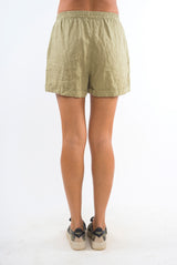 Creta linen shorts