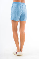 Creta linen shorts