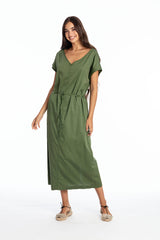 Vestido Tessa Kaftan Satén