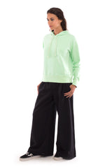 Eva - Wide Leg Pants - Colour Black and Vedra - Hoodie - Colour Black - RV by Elisa F 3