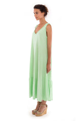 Luna - Maxi Dress - Sleeveless - Colour Mint - RV by Elisa F-4