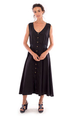 Penelope - Midi Dress - Colour Black - RV by Elisa F4