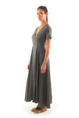 Robe en satin Calypso