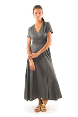 Robe en satin Calypso