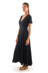 Robe en satin Calypso