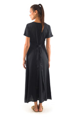 Robe en satin Calypso